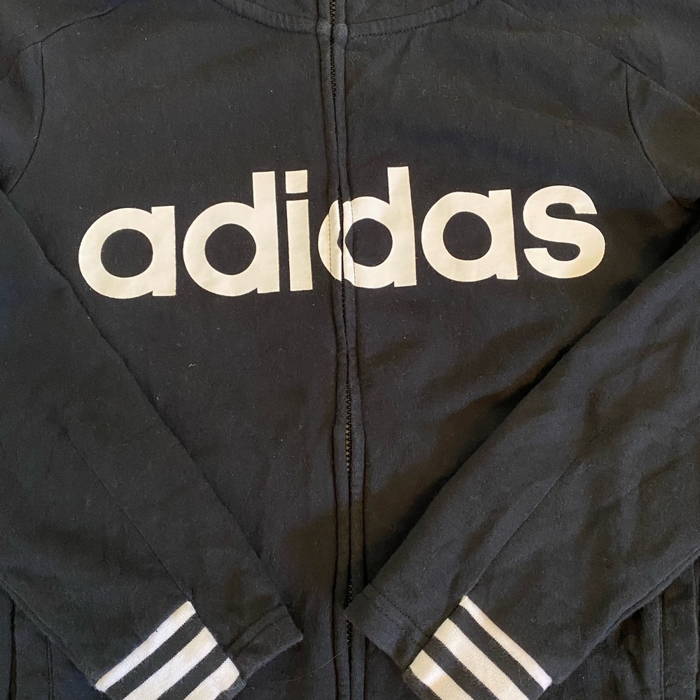 Adidas youth zipper sweatshirt M